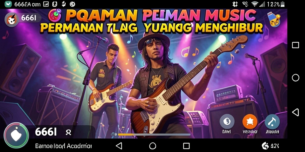 Tampilan gameplay menarik dari 666I dengan berbagai lagu musik.