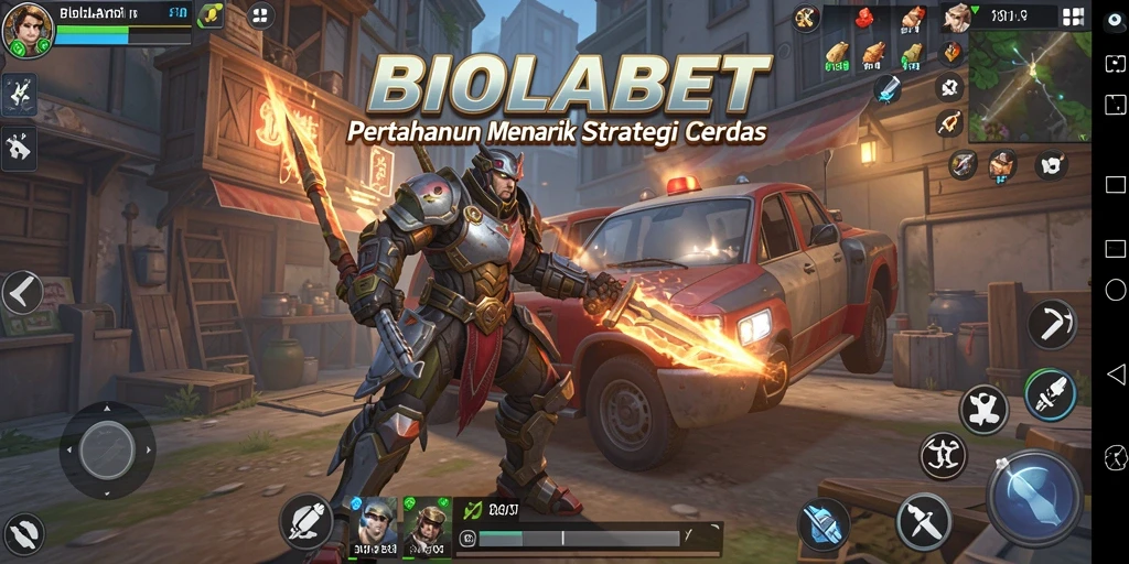 Screenshot gameplay menampilkan aksi seru Tower Defense di BIOLABET.