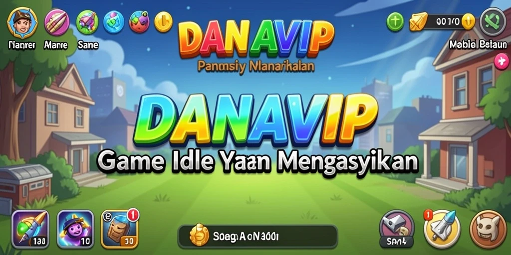 Tampilan gameplay yang menarik di DANAVIP dengan elemen Idle.