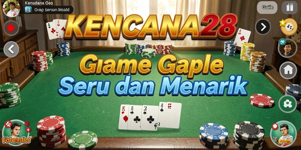 Gameplay seru dan menarik dalam KENCANA28 Gaple.