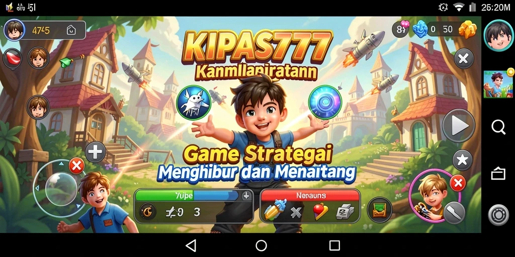Tangkapan layar gameplay KIPAS777 yang menunjukkan strategi dan aksi seru.
