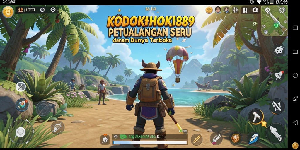 Tampilan gameplay KODOKHOKI889 yang menakjubkan dan interaktif.