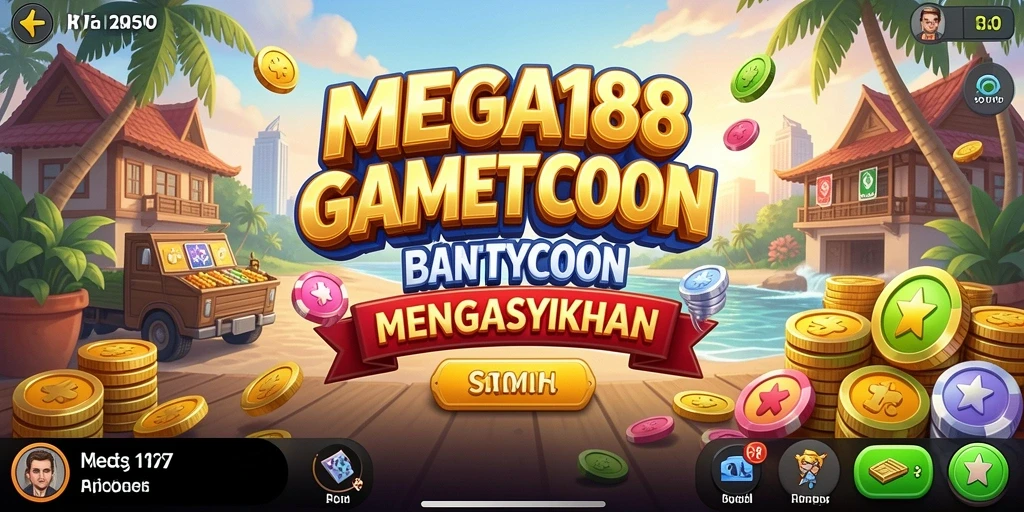 Tampilan gameplay MEGA188 yang menarik dan interaktif.