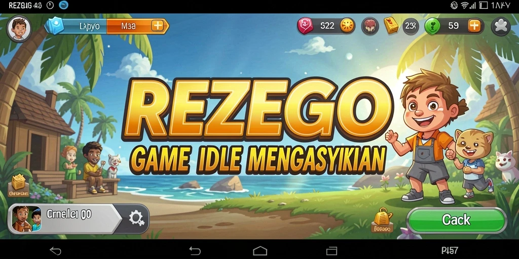 Tampilan menarik dari gameplay REZEGO yang mengasyikkan.