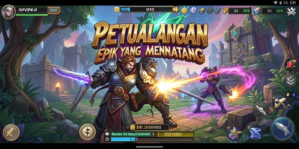 Screenshot gameplay RPVIP4 menampilkan momen petualangan seru.